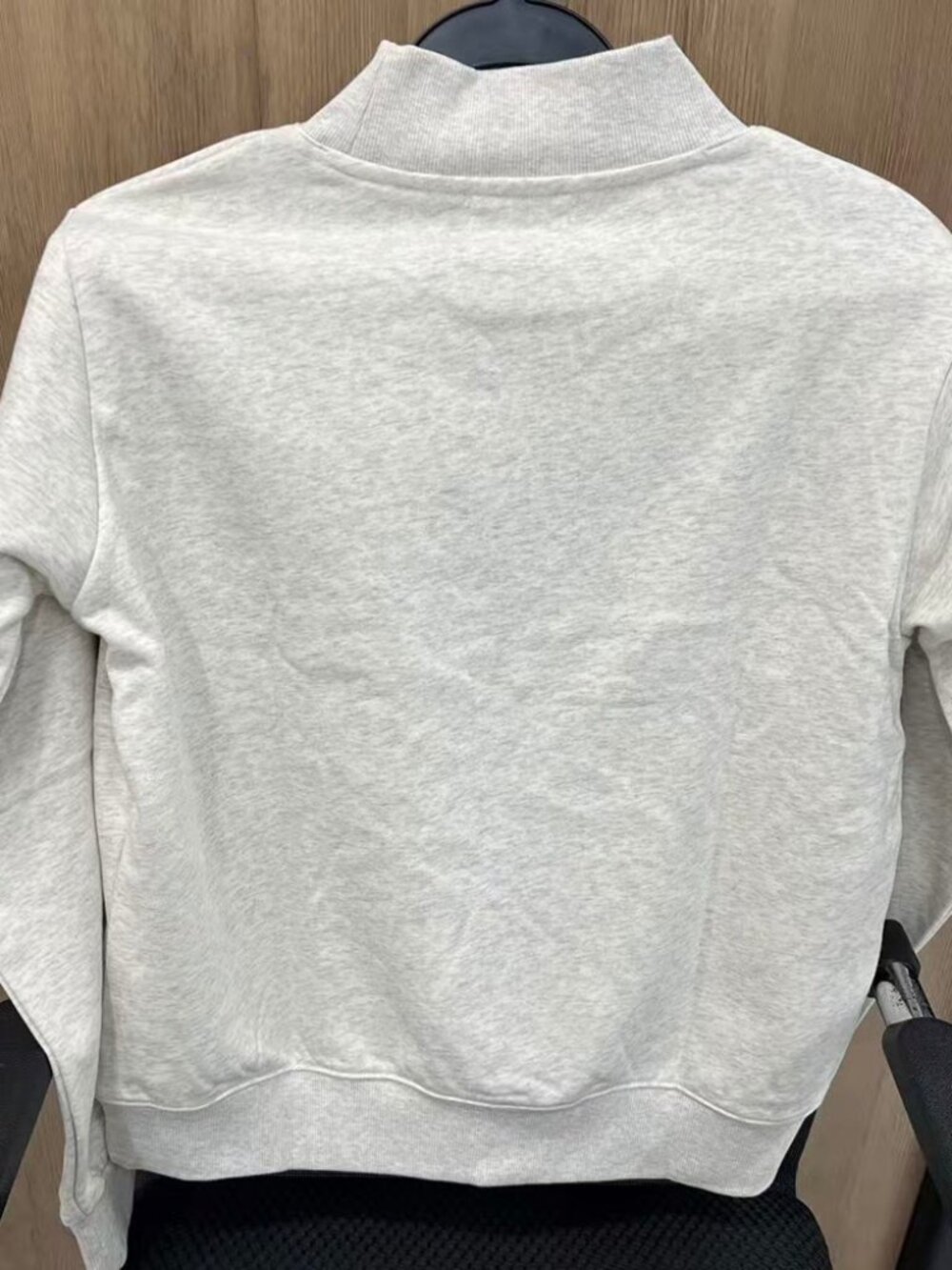 Grey Parke Mock Neck Crop Sweatshirt S/M - Picture 6 of 6